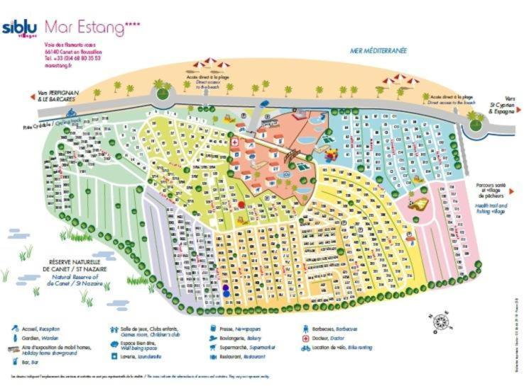 Coco - Camping Le Mar Estang Canet-en-Roussillon Bagian luar foto